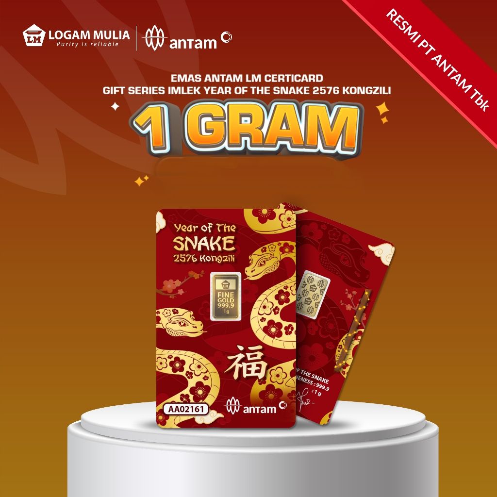 Emas Batangan Happy Chinese New Year 2025 – 1 gram