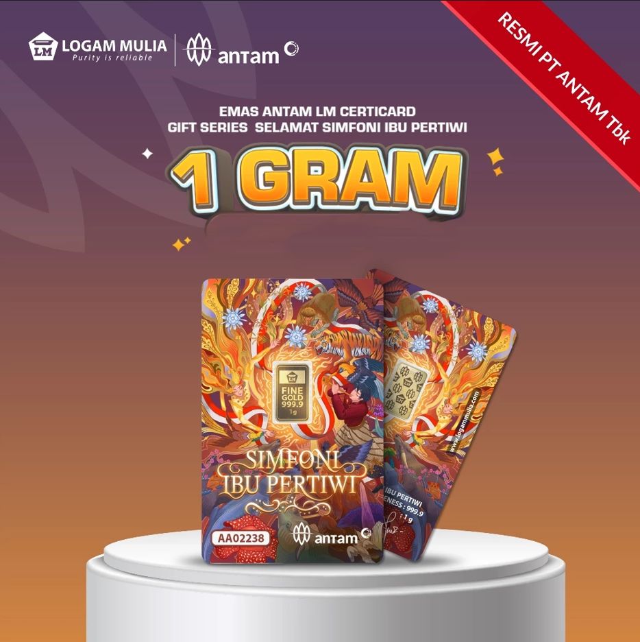 Emas Batang Simfoni Ibu Pertiwi – 1 gram